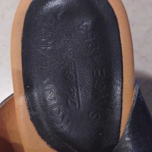 Kork Ease Genuine Leather Heeled Sandals Size 10 Medium EUC - Picture 10 of 16